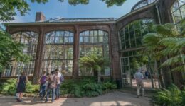 The Palm Greenhouse is a historic building and architectureal gem that dates from 1911. Photo Credit: Koen Smilde Photography