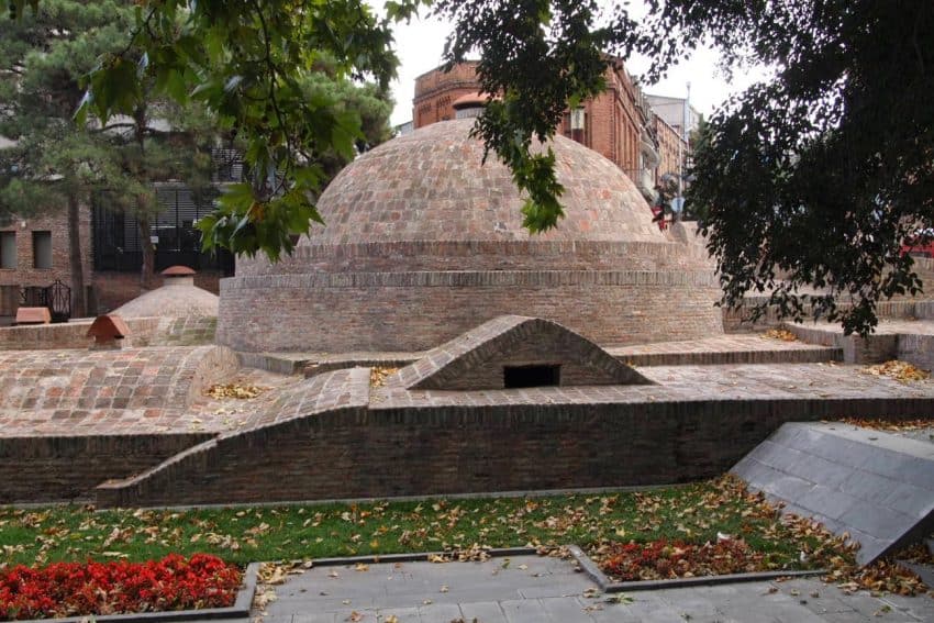 Domes for the subterranean Abano no. 5, public baths in Tbilsi, Republic of Georgia.