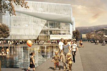 A rendition of what the Oslo Public Library will look like