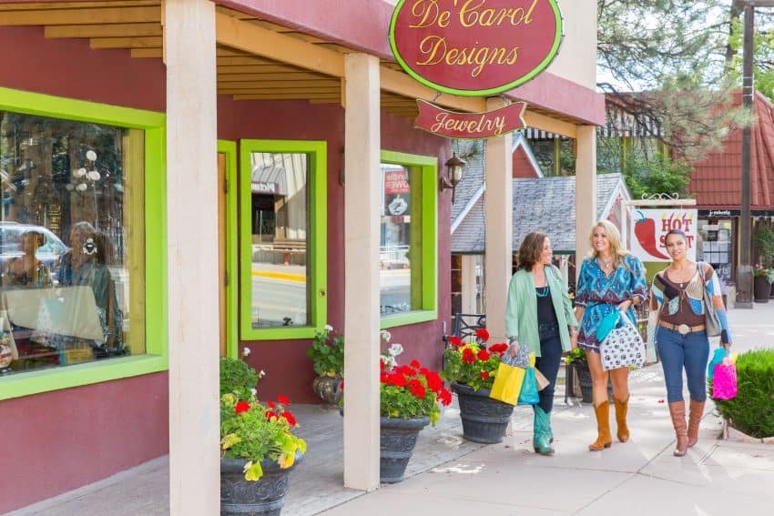 Shops in the small town of Ruidoso NM offer fun gifts and more.