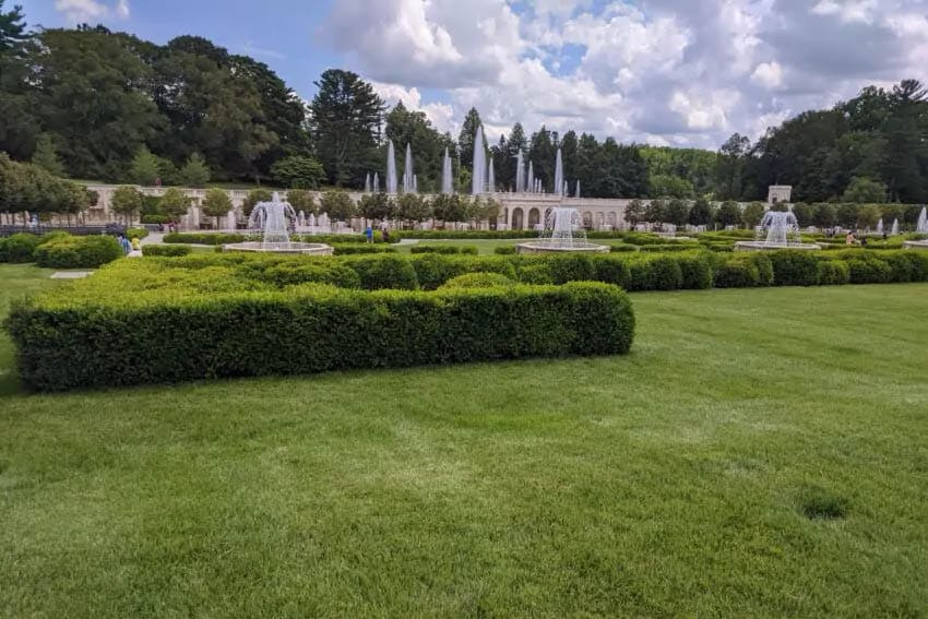 Longwood gardens fountains