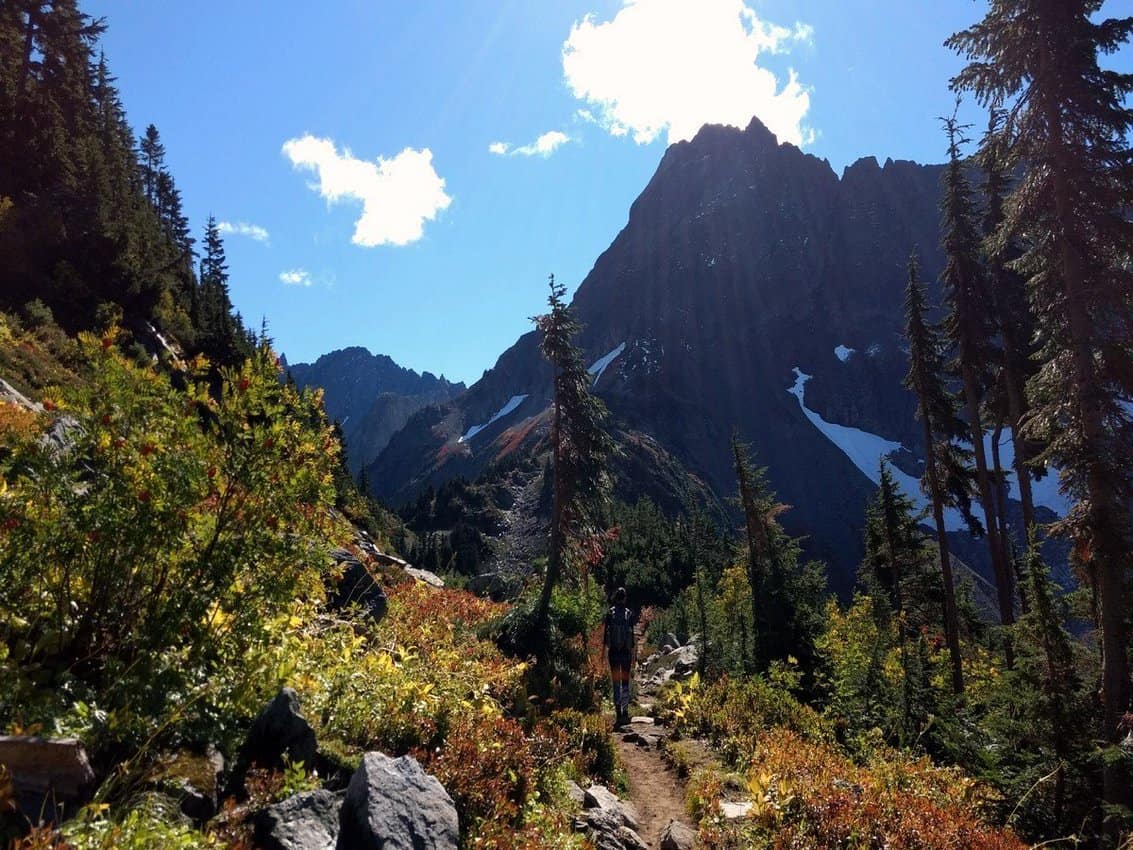 Cascade Pass Setting out on the trail