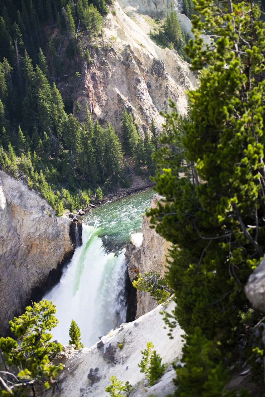 Waterfall in Yellowstone