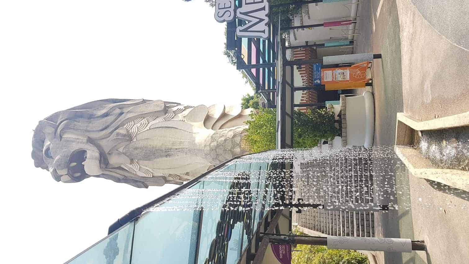 Merlion at Universal Studios, Singapore.