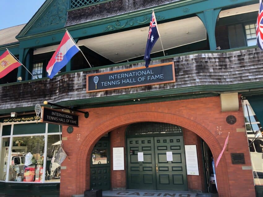 The International Tennis Hall of Fame on Bellevue Avenue in Newport.