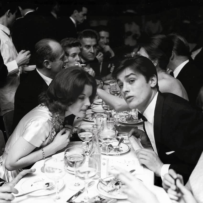 Romy Schneider and Alain Delon, 1961