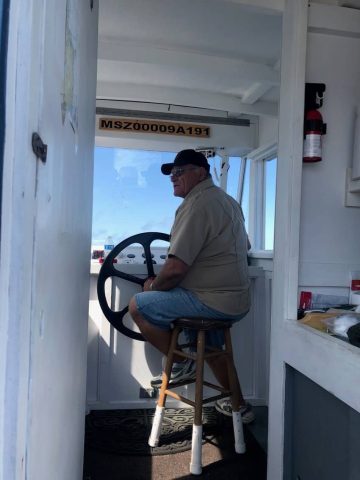 Sandy Bay Tours captain George Story Sandy Bay Tours captain George Story