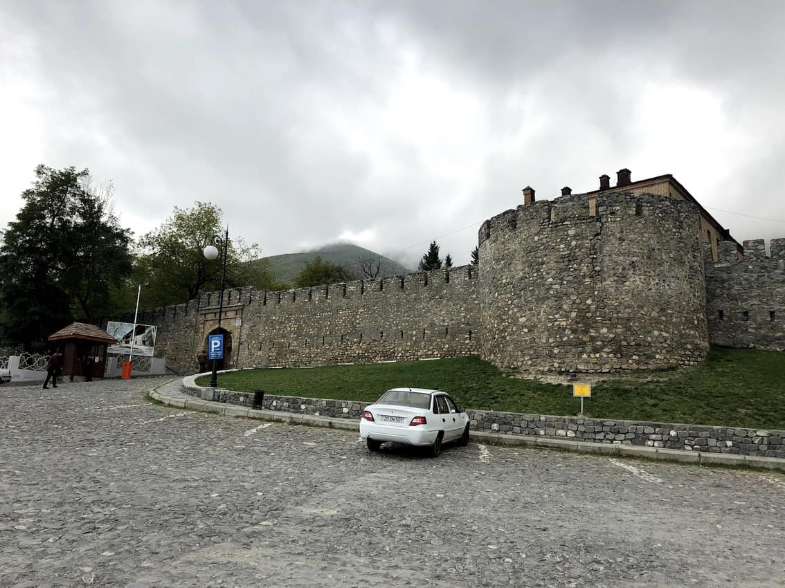 The gates to Sheki fortress