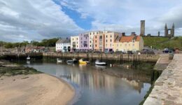 St Andrews harbor Scotland