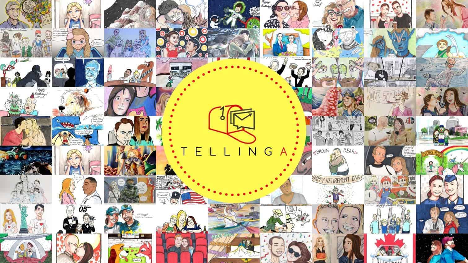 Tellinga Tellinga: Have a story illustrated for someone you love.