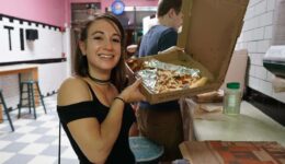 giant slice of Pizza in D.C.