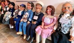 row of dummies