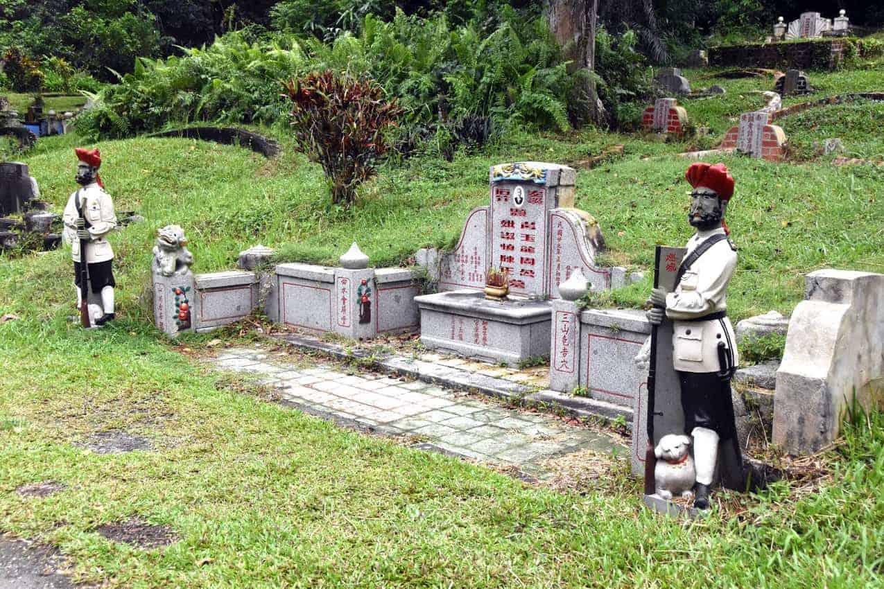 Bukit Brown Cemetery in Singapore is the largest Chinese cemetery outside of China.