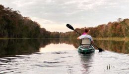 Kayaking wakisa river