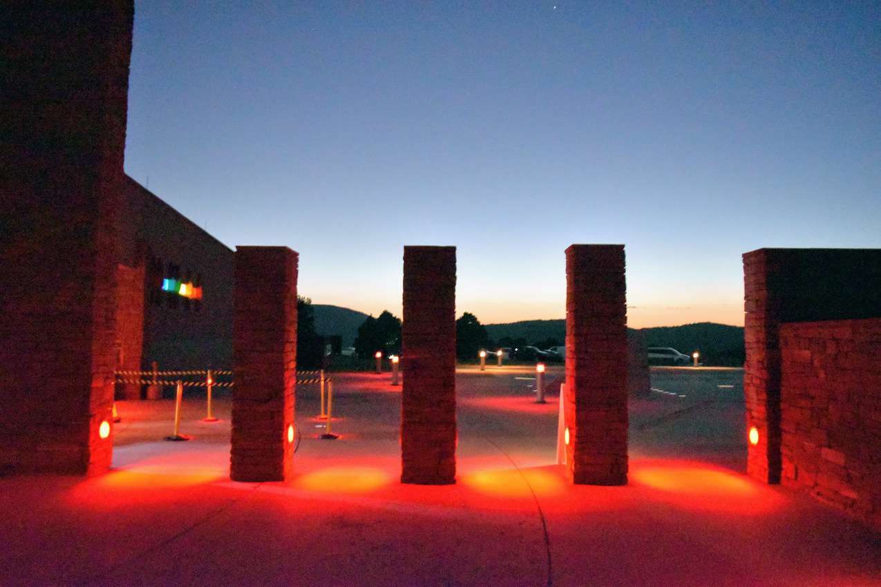 McDonald Observatory visitor center pavilion