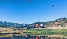 Snowmass Scenery with balloons