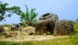 The Plain of Jars in Laos
