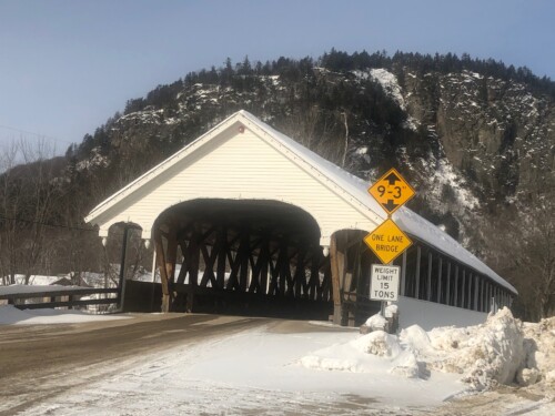 Covered bridge in Stark New Hampshire.