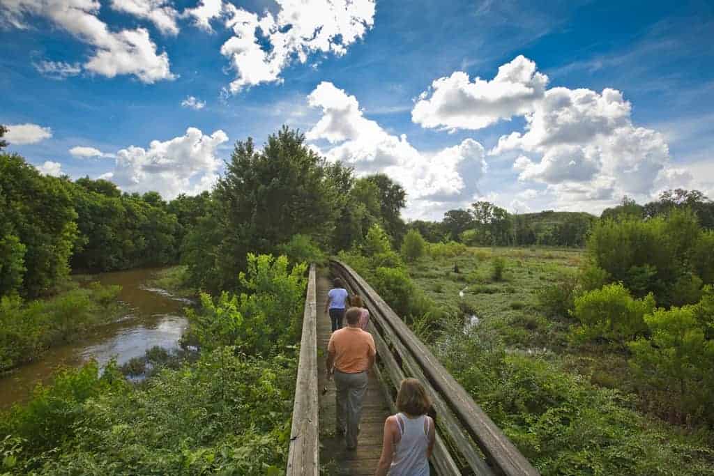 Ocmulgee National Monument Park in Macon Georgia