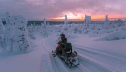 Salla snowmobiling