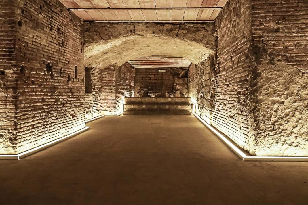 ancient theater in Naples Underground