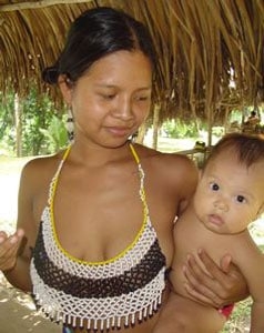woman child
