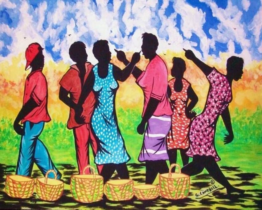 Beautiful Artwork Depicting Gullah Life on Daufuskie Island