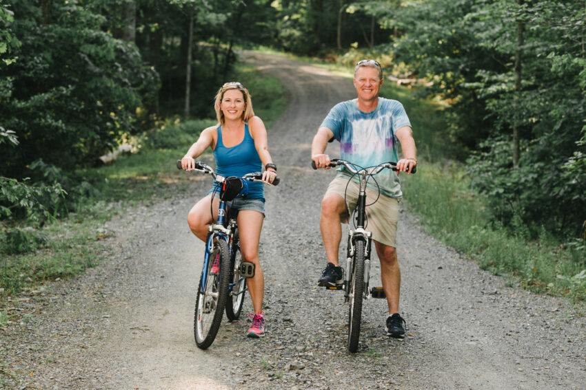 Biking in Prince William forest park. Visit Prince Williams Virginia Photos.