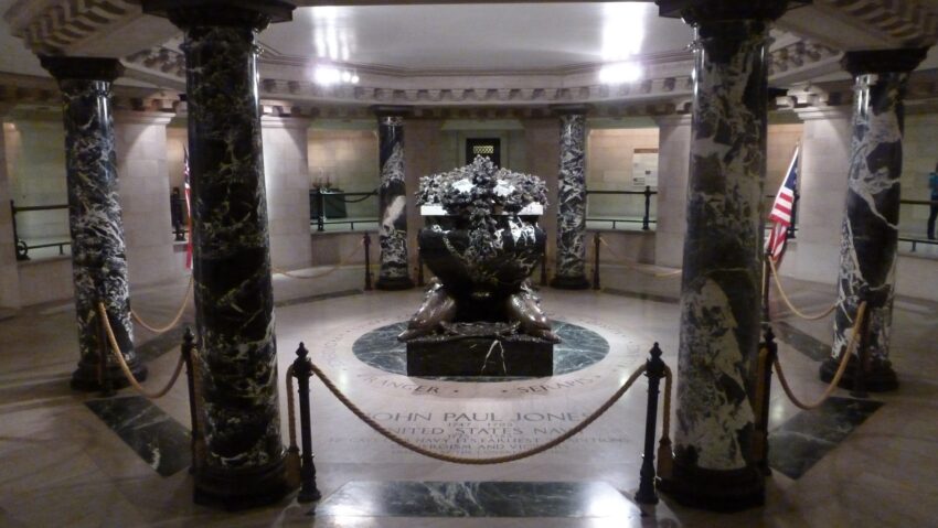 US NAVAL ACADEMY: The rather bizarre crypt of John Paul Jones, often called the "Father of the U.S. Navy."