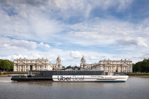 Uber Boat by Thames Clippers Greenwich. Uber Boat by Thames Clipper Photos.
