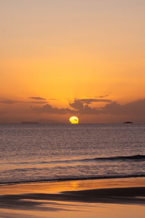 sunrise on the beach