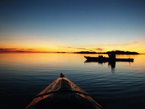 sunset paddle