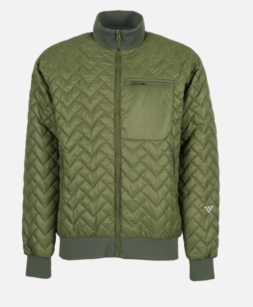 Bomber jacket in green