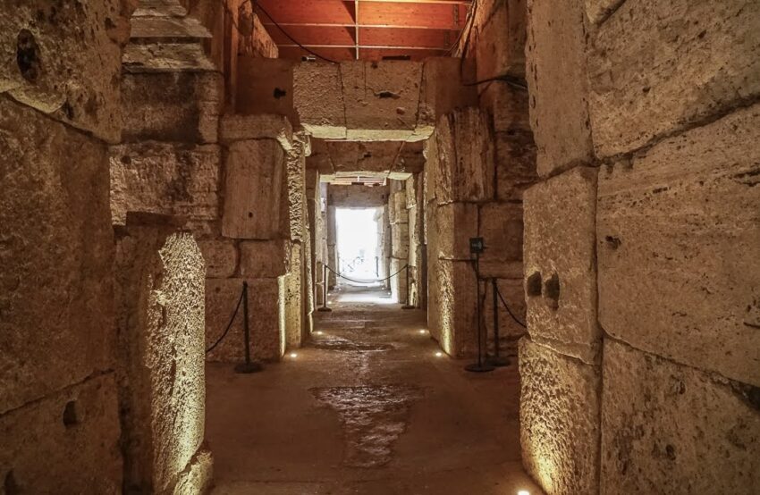 Dark tourism. The Colosseum Underground is a 15,000-square-meter maze of corridors and passageways where the gladiators and animals hung out before ascending to the Colosseum floor.