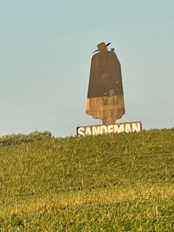 Mr Sandeman in Regua, Portugal.