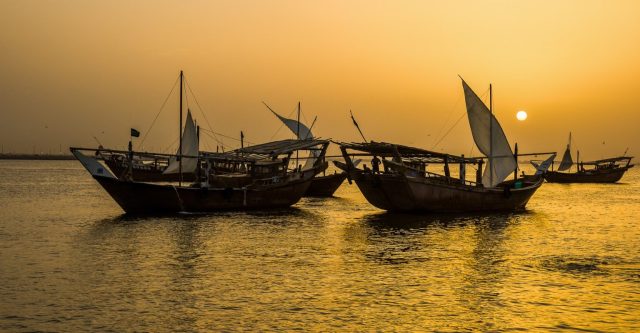 Dhows in the Harbor Dammam 1 Dhows in the Harbor Dammam 1
