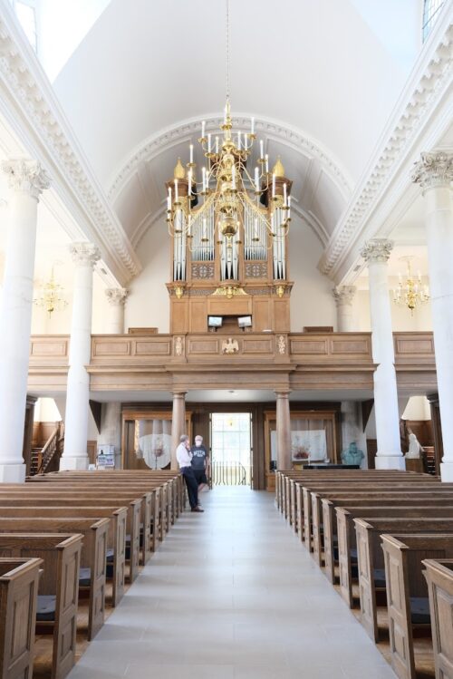 Americas National Churchill Museum church sanctuary ©Sharon Kurtz