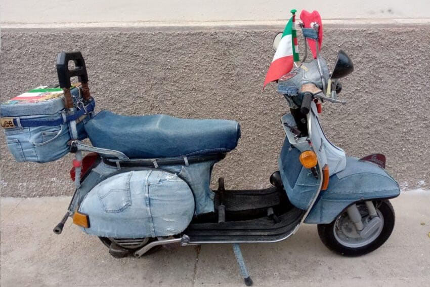 Denim Vespa