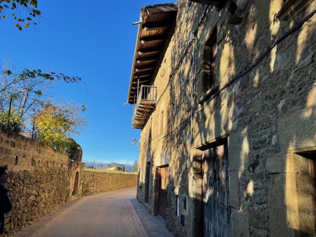 Walking in the village near Joanete Spain.