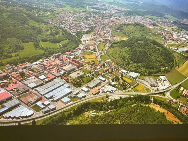 Olot is a center for pork processing in northern Spain.