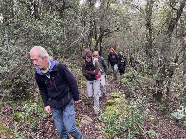 hiking in silence