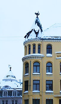 Christmas and New Year's in Riga, Latvia 6 The Cat's House