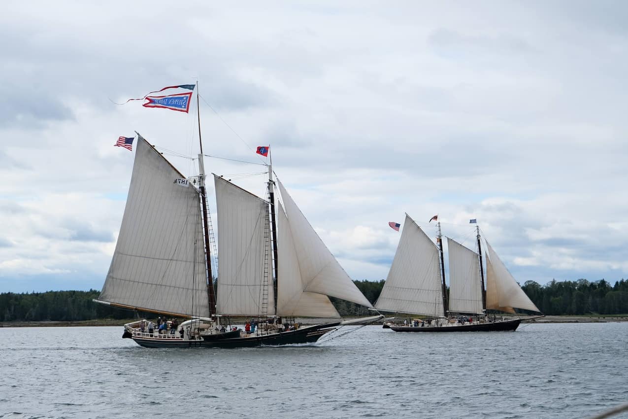 two schooners in Camden