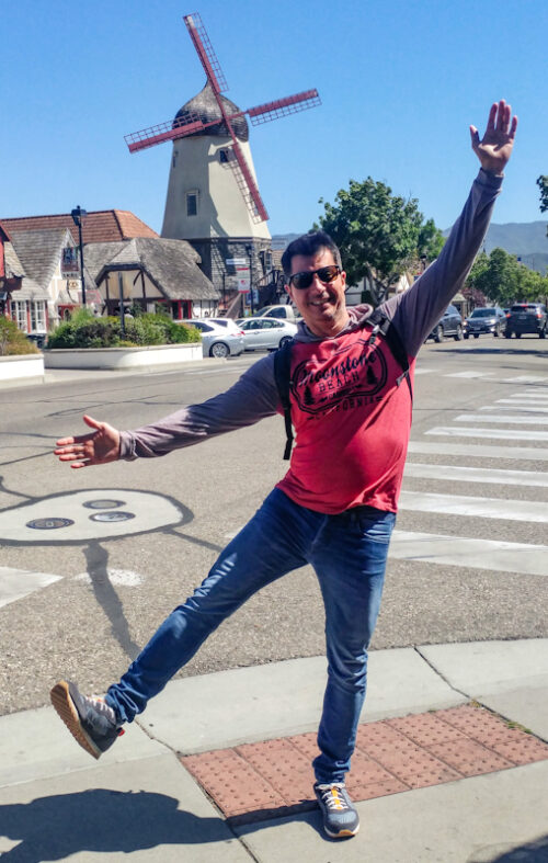 Letting loose in historic Dutch-founded Village of Solvang In Santa Ynez, CA. 