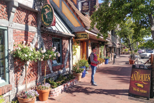Solvang's cultural charms make for tempting shopping through the village.