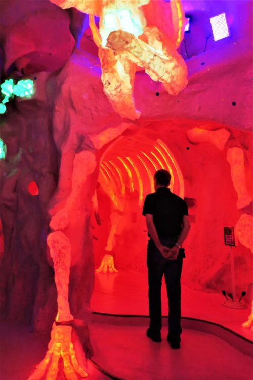 A typical weird Meow Wolf Room in Santa Fe