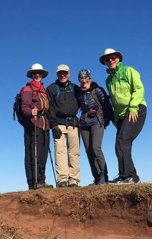 The creators of the Island Walk: Nora Wooton, Bryson Guptill, Marion Grant, Danny Grant (photo by Dan Grant)