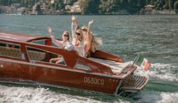 Boating on Lake Como