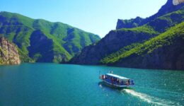 Lake Komani Albania