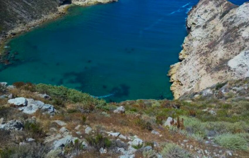 Scorpion Cove Views from our Santa Cruz Hike